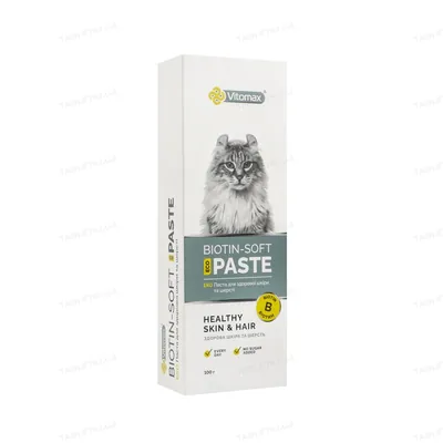 ЕКО Паста Vitomax для здорової шкіри та шерсті котів, 100 г