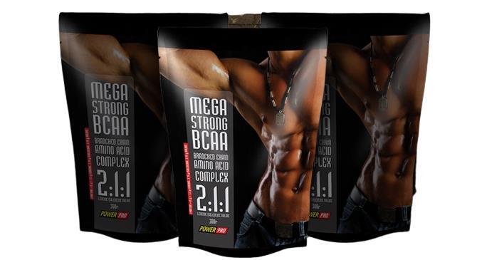 Суміш амінокислотна Power Pro Mega Strong BCAA, 300 г