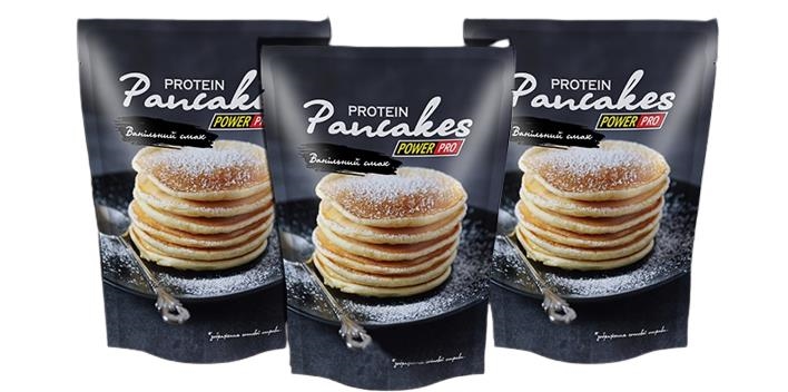 Смесь протеиновая Power Pro Healthy Meal Pancakes для приготовления панкейков ваниль, 600 г