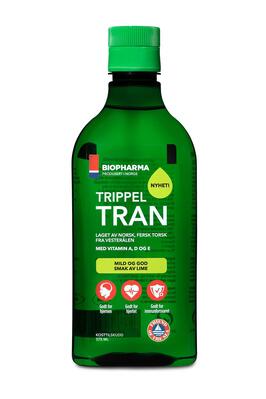 Рыбий жир Biopharma Trippel Tran жидкость, 375 мл