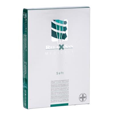 Чулки компрессионные Relaxsan Medicale Soft М2170А компрессия 23-32 мм рт. ст., открытый носок, цвет бежевый, размер 3