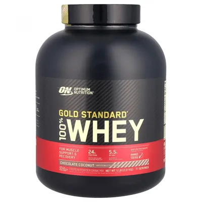 Протеїн сироватковий змішаний Optimum Nutrition Gold Standard 100% Whey, шоколад-кокос, 2,27 кг