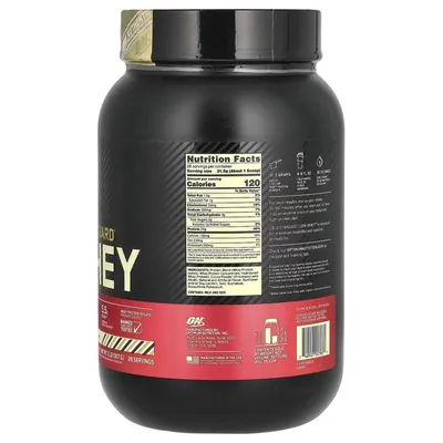 Протеїн сироватковий змішаний Optimum Nutrition Gold Standard 100% Whey, рокі роуд, 907 г