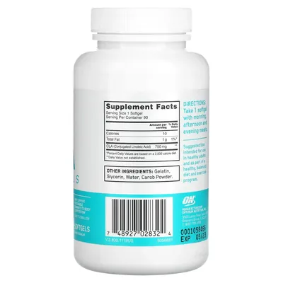 Кон'югована лінолева кислота Optimum Nutrition CLA, 90 капсул