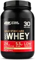Протеїн сироватковий змішаний Optimum Nutrition Gold Standard 100% Whey, ванільне морозиво, 900 г