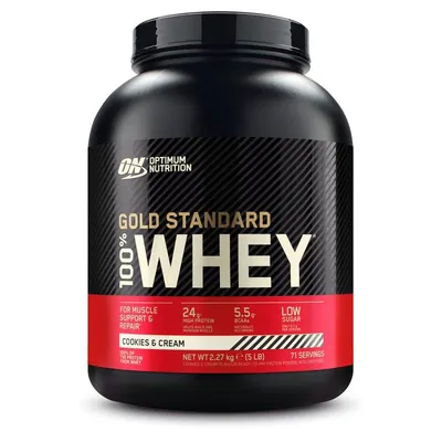 Протеїн сироватковий змішаний Optimum Nutrition Gold Standard 100% Whey, печиво з кремом, 2,27 кг