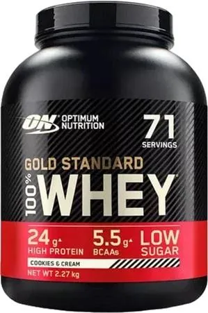 Протеїн сироватковий змішаний Optimum Nutrition Gold Standard 100% Whey, печиво з кремом, 2,27 кг