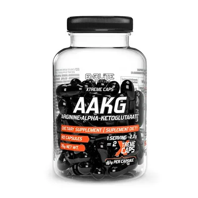 Аргінін альфа-кетоглутарат Evolite Nutrition AAKG Extreme, 60 капсул
