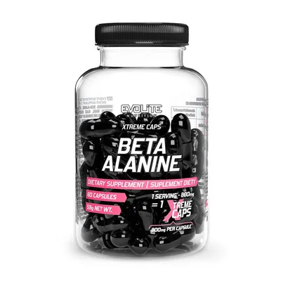 Бета-аланін Evolite Nutrition Beta Alanine 800 мг Xtreme, 60 капсул