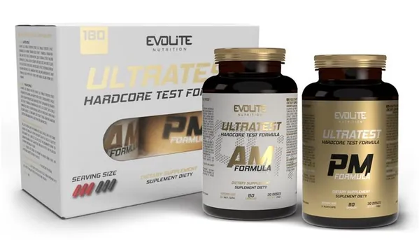 Тестостероновий бустер Evolite Nutrition Ultra Test, 180 капсул