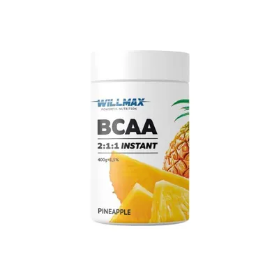 Амінокислоти BCAA Willmax BCAA 2:1:1 Instant ананас, 400 г