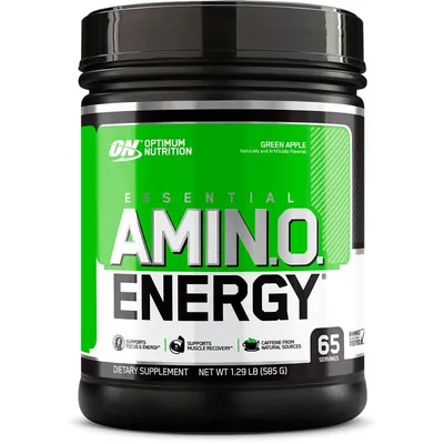 Амінокислота Optimum Nutrition Essential Amin.o. Energy зелене яблуко, 65 порцій