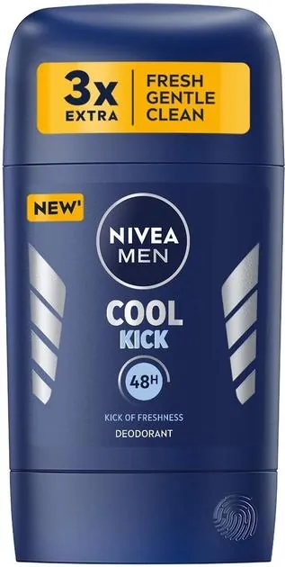 Дезодорант стік Nivea Men Cool Kick 48h (83139), 50 мл