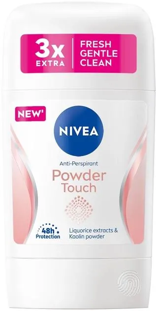 Дезодорант-антиперспірант стік Nivea Powder Touch 48h (84158), 50 мл