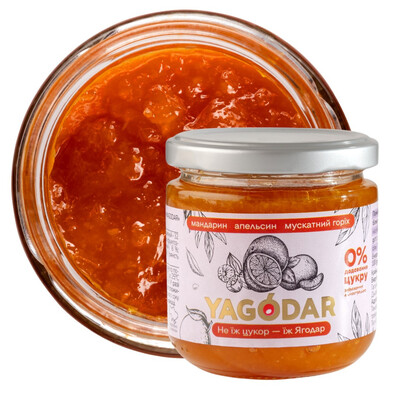 Набор джемов Yagodar апельсиновые, 5 шт х 210 г