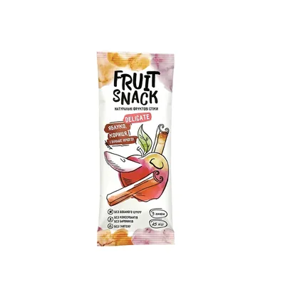 Снеки Fruit Snack фруктові яблуко-кориця, 25 г