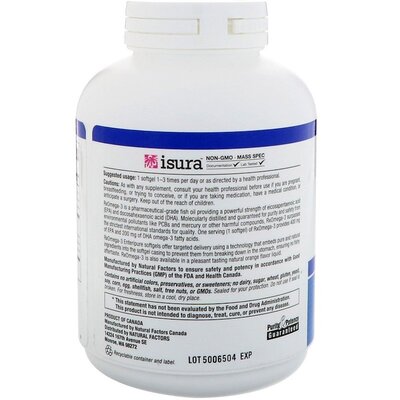 Риб'ячий жир Омега 3 Natural Factors Rx Omega-3, 120 капсул