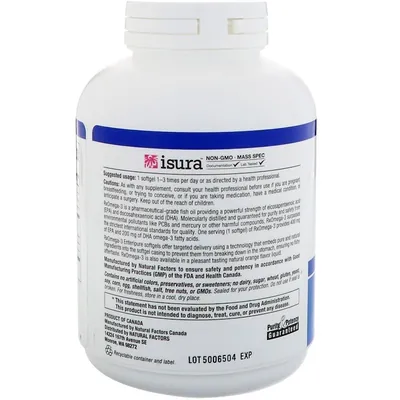 Риб'ячий жир Омега 3 Natural Factors Rx Omega-3, 120 капсул