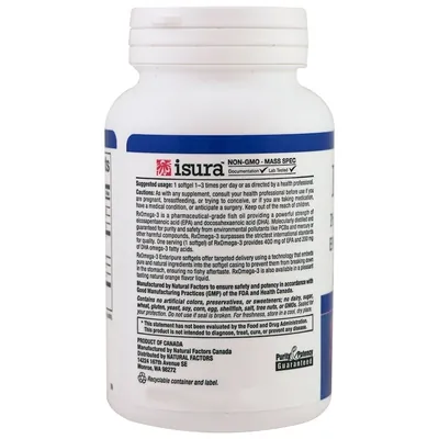 Риб'ячий жир Омега 3 Natural Factors Rx Omega-3, 60 капсул