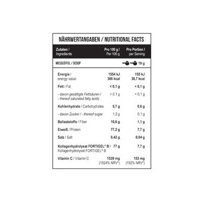 Пептиди колагену MST Nutrition Collagen Peptides Fortigel, зелене яблуко, 1000 г