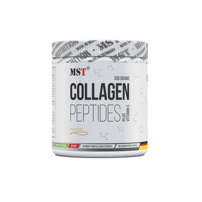 Пептиды коллагена MST Nutrition Collagen Peptides Fortigel, зеленое яблоко, 300 г