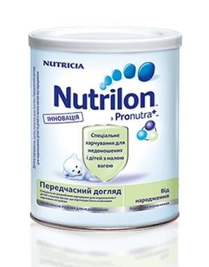 Смесь сухая молочная Nutrilon Преждевременный уход для питания недоношенных и детей с малым весом от рождения, 400 г