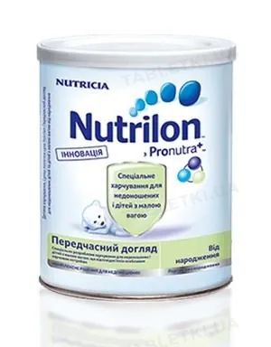 Суміш суха молочна Nutrilon Передчасний догляд для харчування недоношених і дітей з малою вагою від народження, 400 г