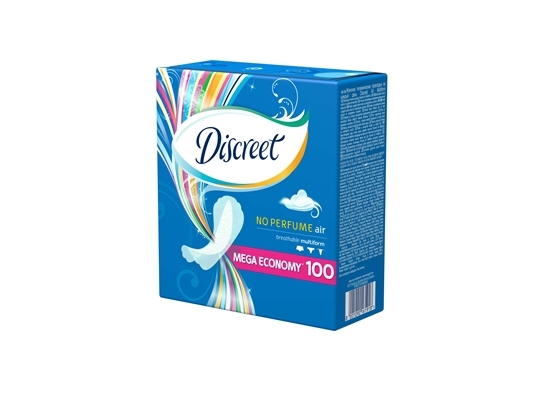 Прокладки ежедневные Discreet Air Multiform, 100 штук