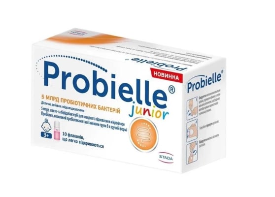Пробиэлле Probielle junior суспензия по 7 мл №10 во флак.
