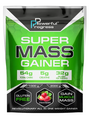 Гейнер Powerful Progress Super MASS клубника, 1 кг