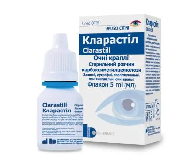 Кларастіл краплі оч. по 5 мл у флак.