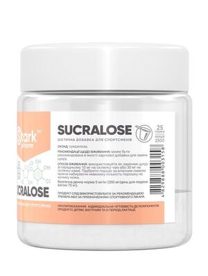 Сукралоза заменитель сахара Stark Pharm Sucralose, 25 г