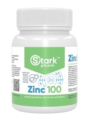 Цинк Stark Pharm Zinc 100 мг, 100 таблеток