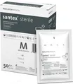Рукавички оглядові Santex латексні з пудрою стерильні, розмір M, пара