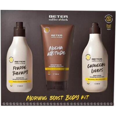 Набор для тела Beter Morning boost body kit (гель для душа 300 мл + лосьон для тела 300 мл + гель-пилинг 180 мл)