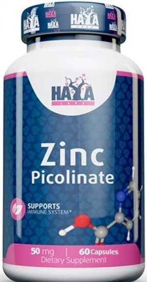 Цинк пиколинат Haya Labs Zinc Picolinate капсулы по 50 мг №60