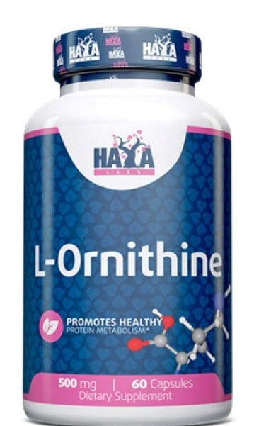 L-орнитин Haya Labs L-Ornithine капсулы по 500 мг №60