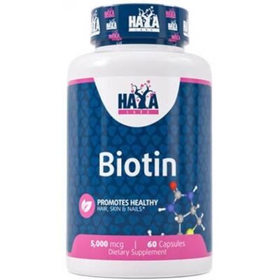Биотин Haya Labs Biotin 5000 мкг капсулы №60