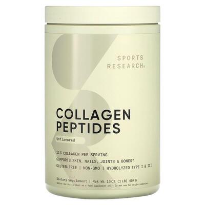 Колаген пептиди Sports Research Collagen Peptides без смаку, 454 г