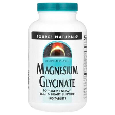 Магний Глицинат Source Naturals Magnesium Glycinate, 180 таблеток
