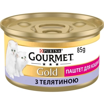 Корм влажный для котят Purina Gourmet Gold Паштет с телятиной, 85 г