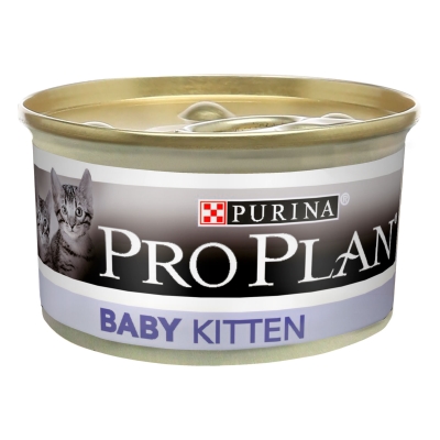 Корм влажный для котят Purina Pro Plan Baby Kitten мусс с курицей, 85 г