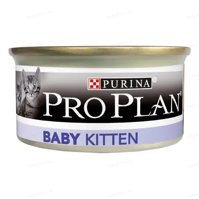 Корм вологий для кошенят Purina Pro Plan Baby Kitten мус з куркою, 85 г