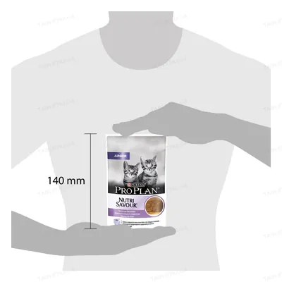 Корм вологий для кошенят Purina Pro Plan Junior Nutrisavour Mousse with Turkey шматочки в паштеті з індичкою, 85 г
