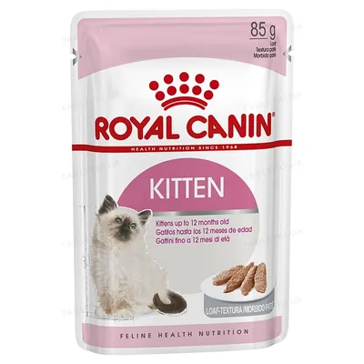 Корм вологий для кошенят від 4 до 12 місяців Royal Canin Kitten Instinctive Loaf паштет, 85 г