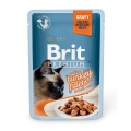 Корм влажный для кошек Brit Premium Cat pouch с филе индейки в соусе, 85 г