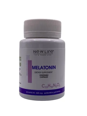Мелатонін New Life Мelatonin вег. капсули №60