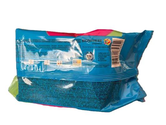 Серветки вологі Aqua Baby chamomile з клапаном, 120 шт