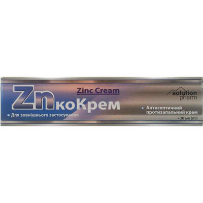 ЦинкоКрем Solution pharm крем по 30 мл в тубах