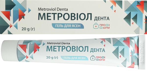 Метровіол дента гель д/ясен по 20 г у тубах